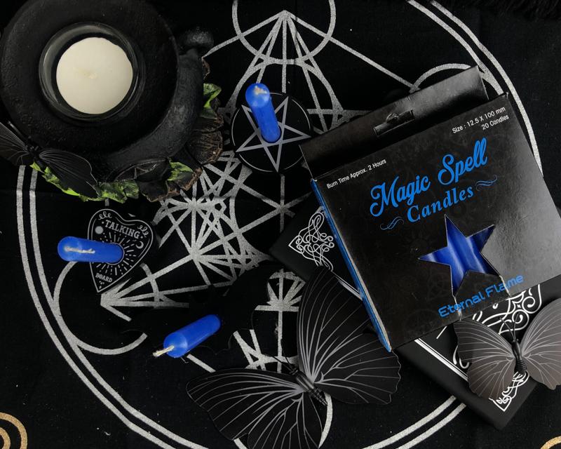 Light Blue Eternal Flame Spell Candles for Magic Rituals