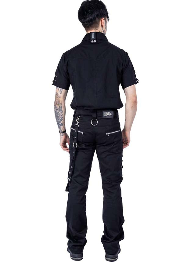 Poizen Industries' Unique and Edgy Colley Pants for Alternative Style