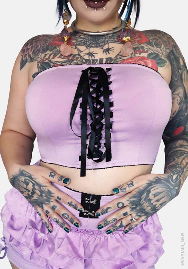 Lavender Fleur | Soft 4 - Way Stretch Tube Top