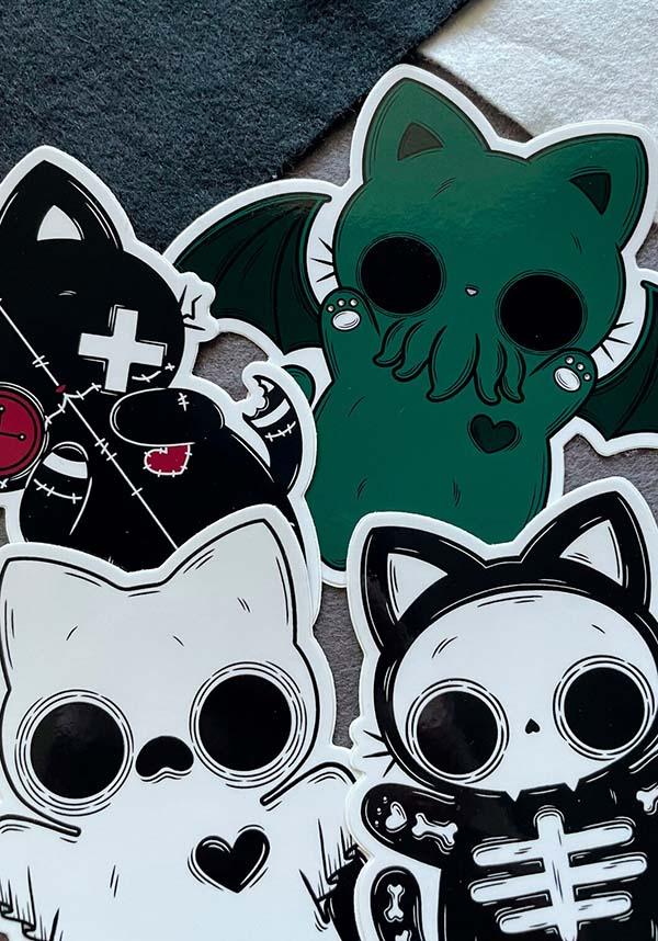 Trick - Enchanting Halloween Themed Sticker by Pvmpkin Art