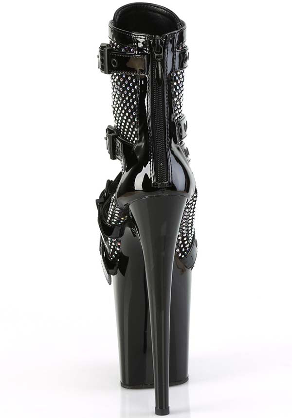 Black Patent Flamingo-1013RM Ankle Boots - Preorder Now