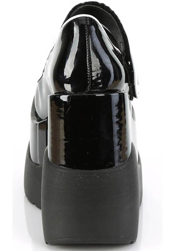 VOID-37 Black Patent Platform Shoes [PREORDER]