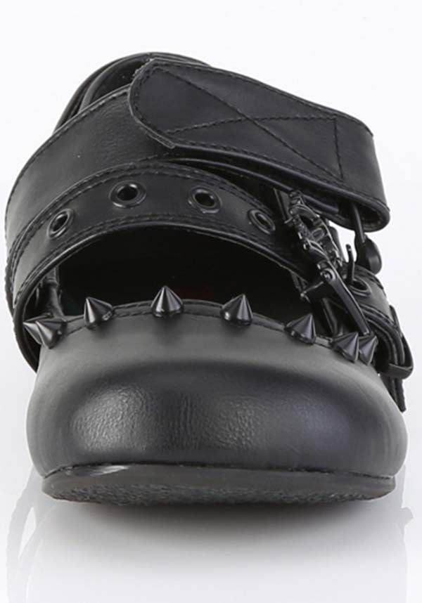 Black DAISY-08 Ballet Flats [Pre-Order]
