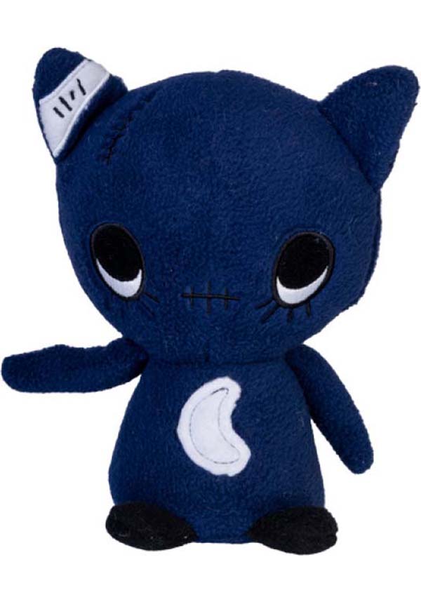 Navy Blue Stitch Kitty Plush Toy - Cola Designed by Gus Fink
