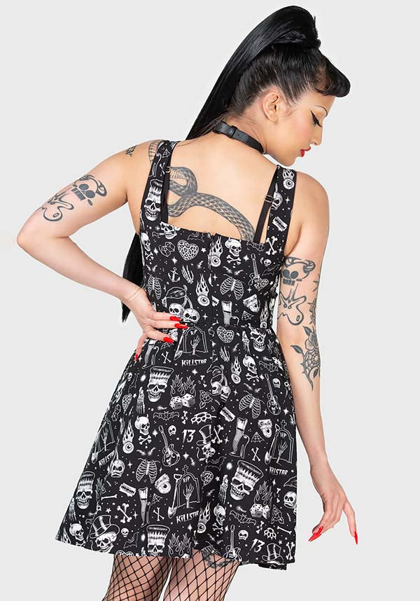 Soft and Stretch Mini Dress with Custom Print
