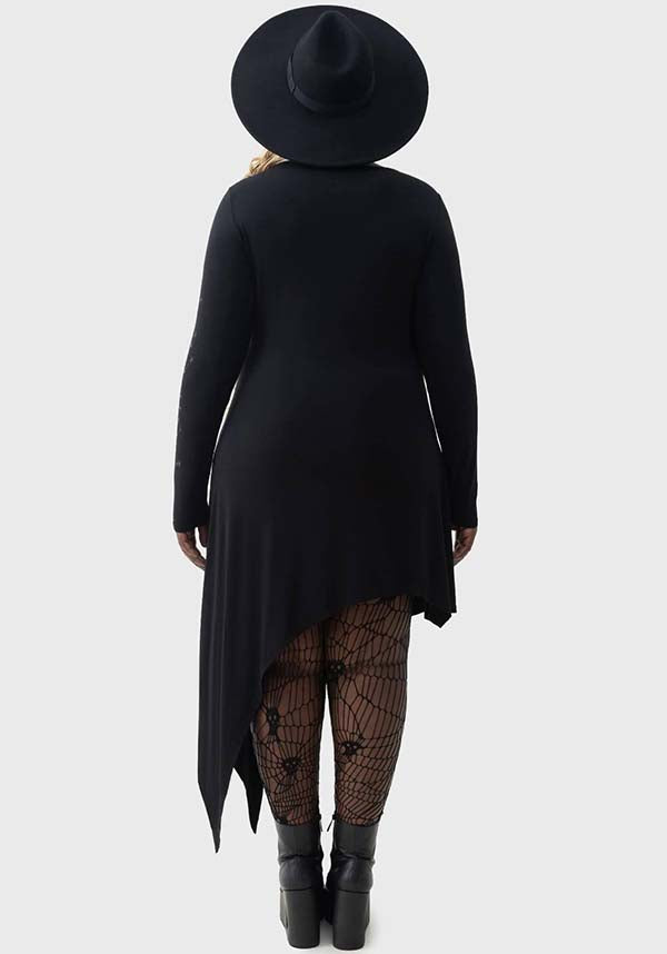Crescent Doom Star - Inspired Midi Dress