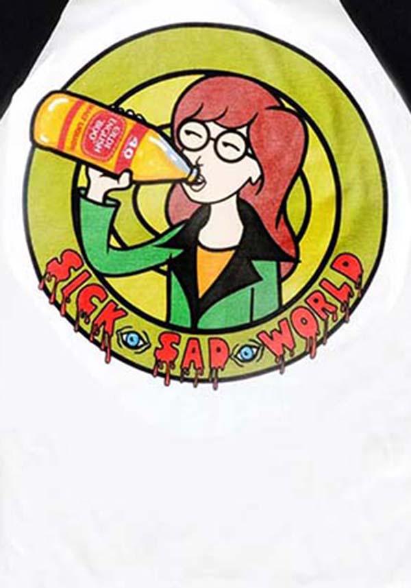 Vera's Eyecandy Daria Baseball T-Shirt: Soft, Stylish & Made in USA