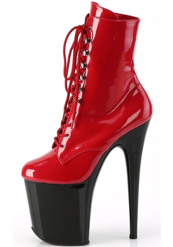 PRE-ORDER: Red Flamingo-1020 Platform Heel Ankle Boots