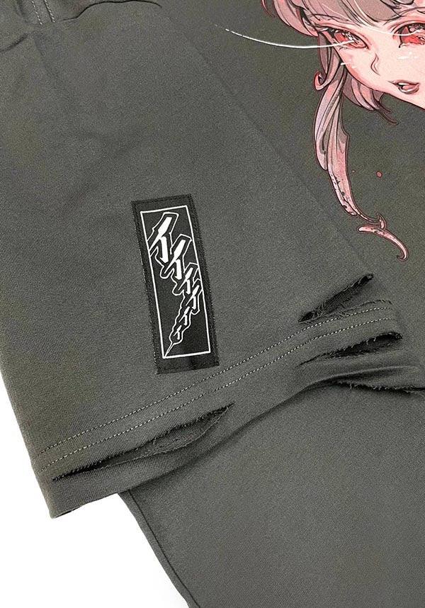 Grey Chrysalis Design T-Shirt from the 'Haunted Hallucinogens' Collection