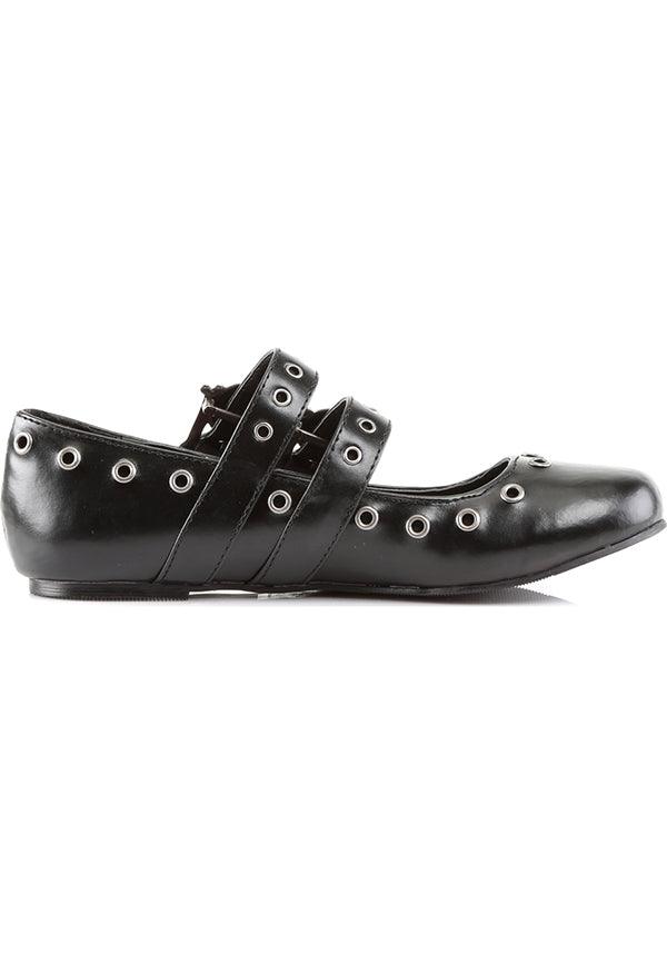 Pre - order Black DAISY - 03 Ballet Flats with Unique Design