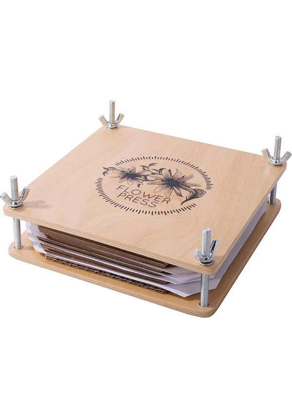 Sustainable Wooden Classic Flower Press for Preserving Flora
