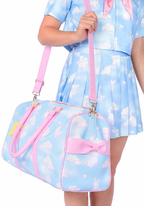 Cute Cloud Friends Weekend Travel Bag with Star Charm