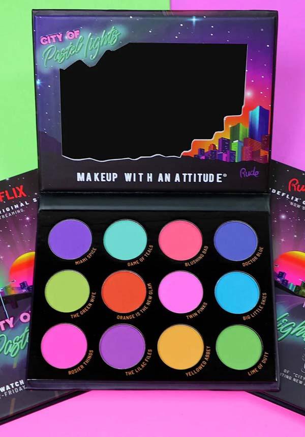 Pastel Lights City - A Vibrant Eyeshadow Palette for Stunning Makeup
