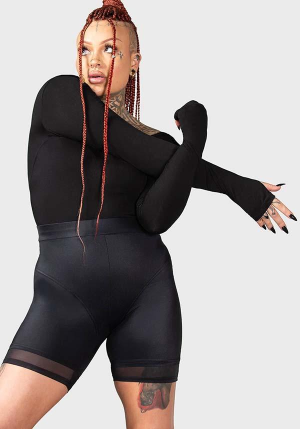 Flexi Demon Long Sleeve Leotard for Dance and Fitness