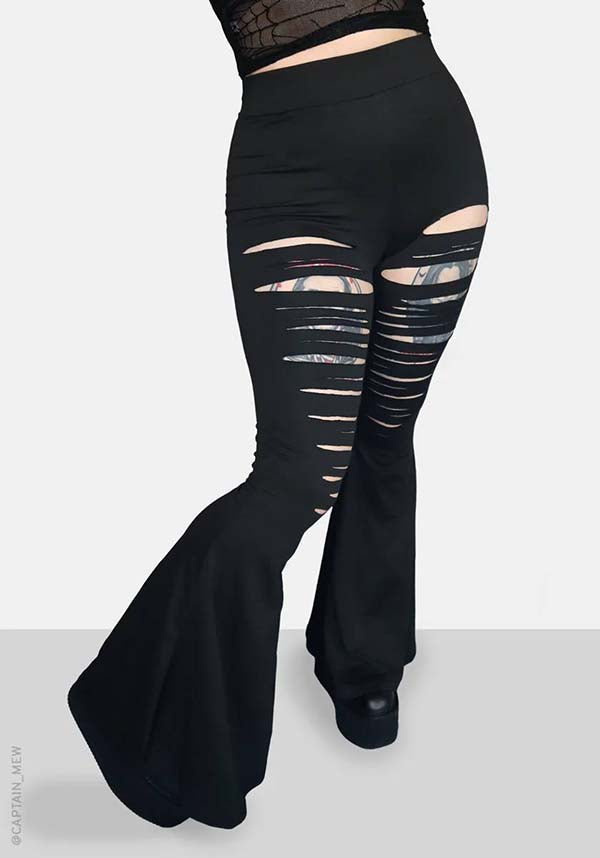 Cleo Women's Flare Style Bellbottom Pants
