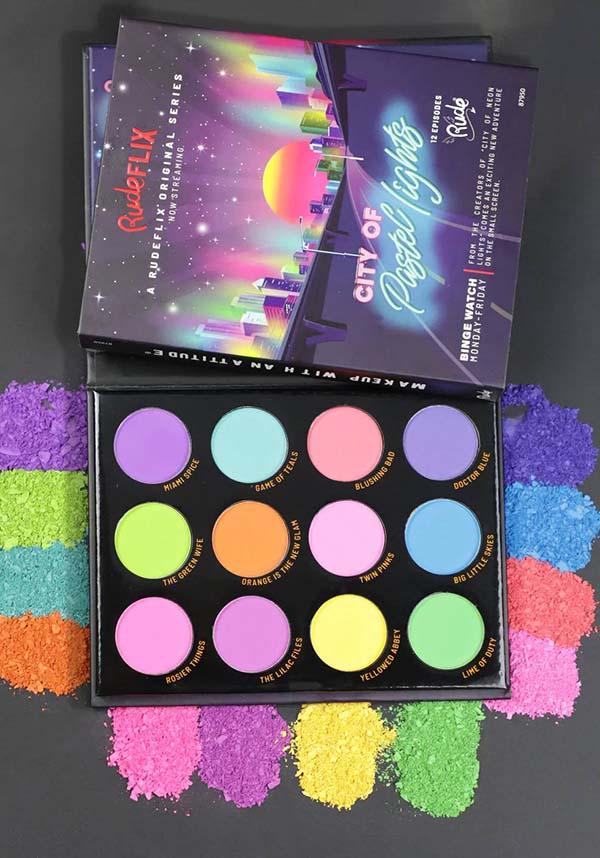 Pastel Lights City - A Vibrant Eyeshadow Palette for Stunning Makeup