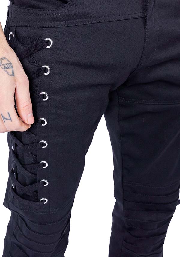 Poizen Industries' Unique and Edgy Colley Pants for Alternative Style