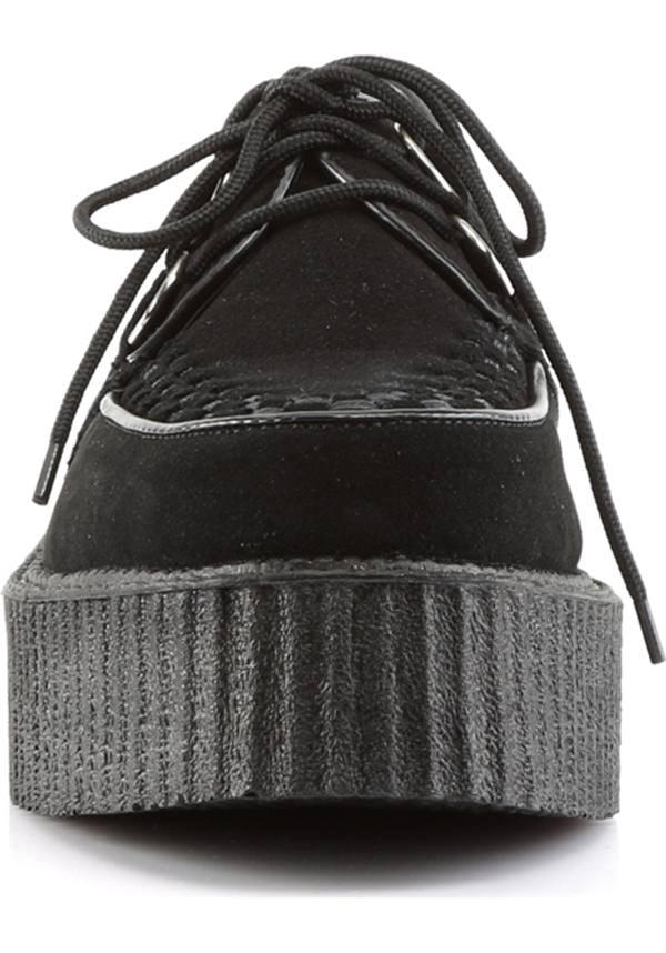 Demonia Pre - order CREEPER - 402S Platform Creepers in Black Color