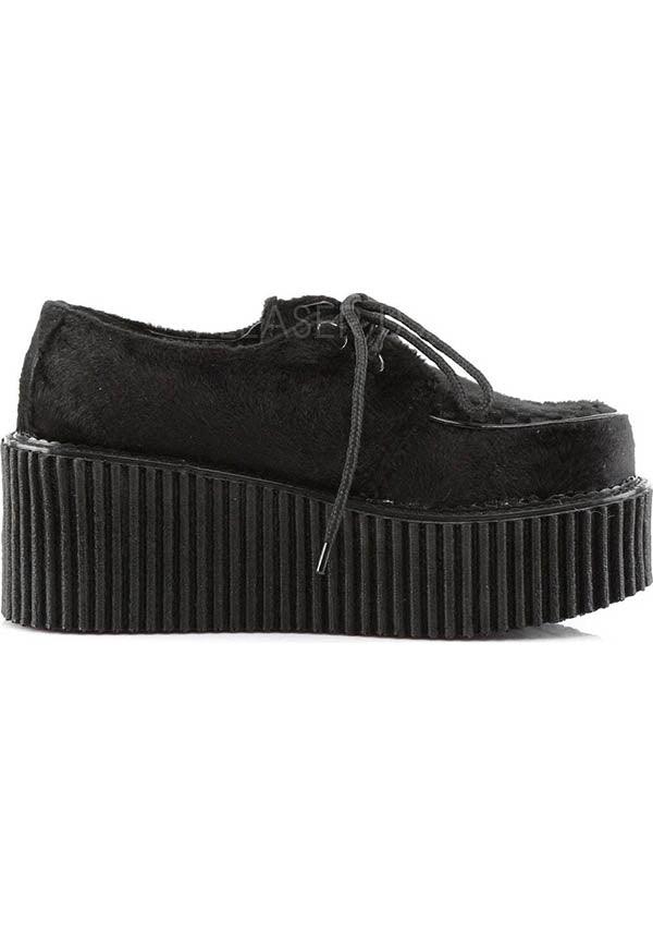 Black Demonia Platform Creeper Shoes - CREEPER - 202 [Pre - order]