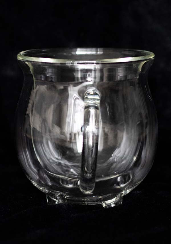 Stylish Clear Double-Walled Glass Cauldron Mug for All