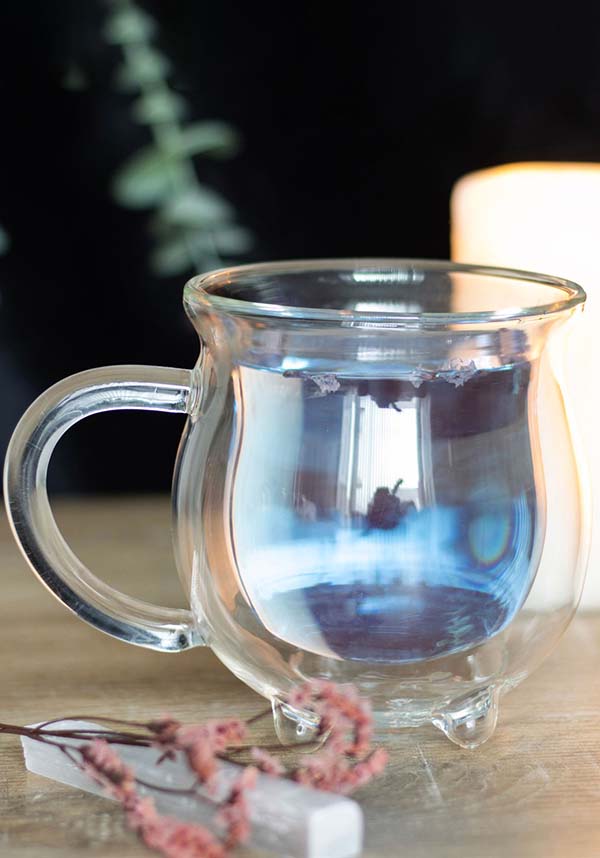 Stylish Clear Double-Walled Glass Cauldron Mug for All