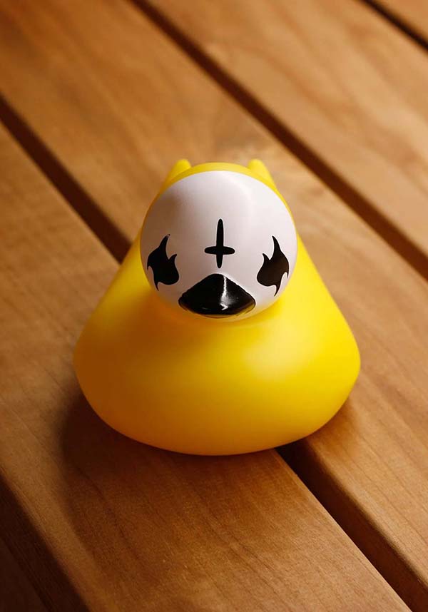 Satanic Design Corpse Paint Rubber Duck Bath Toy