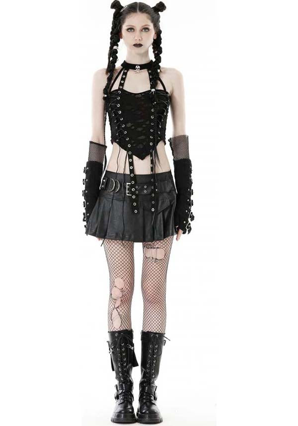 Unique and Eye - catching Complicated Halter Top for Fashion Lovers