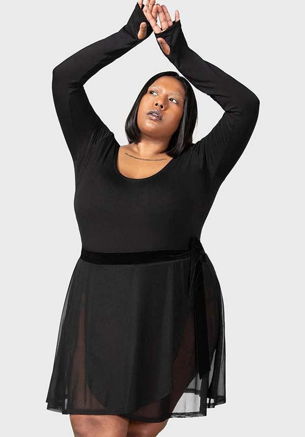 Flexi Demon Long Sleeve Leotard for Dance and Fitness