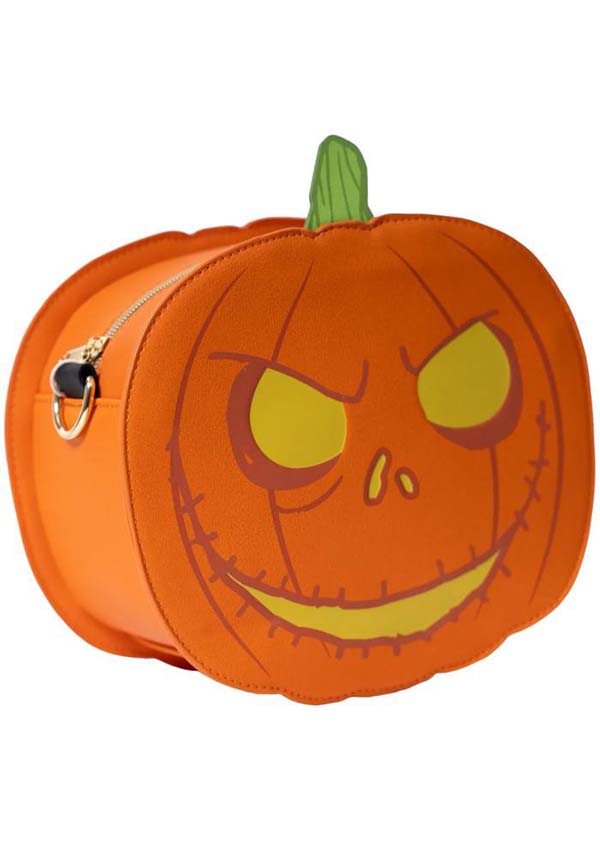 The Nightmare Before Christmas Jack Skellington Glow-in-Dark Faux Leather Crossbody Bag