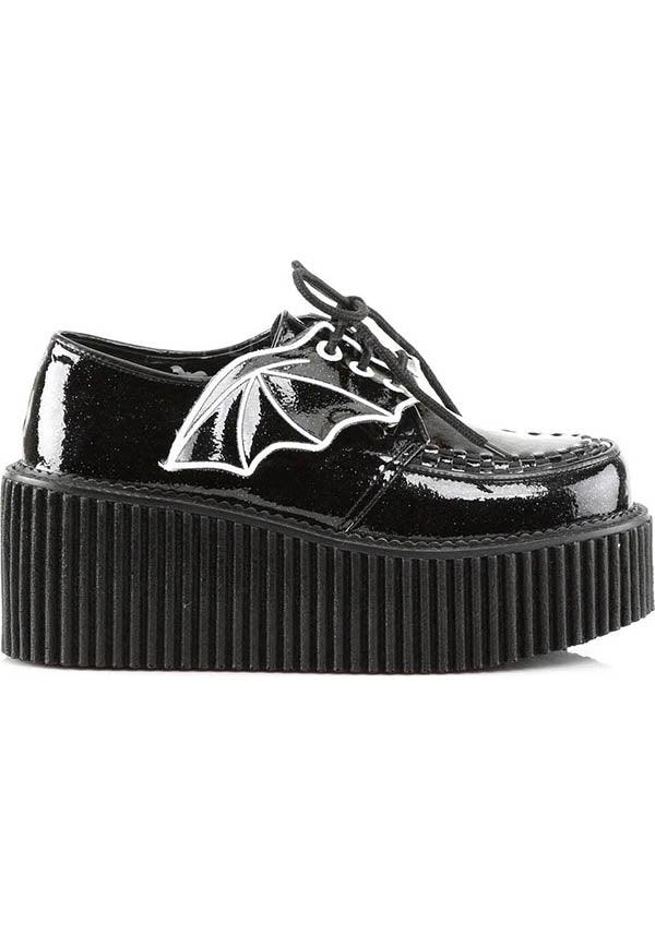 Black Glitter CREEPER-205 Creepers - Preorder Available