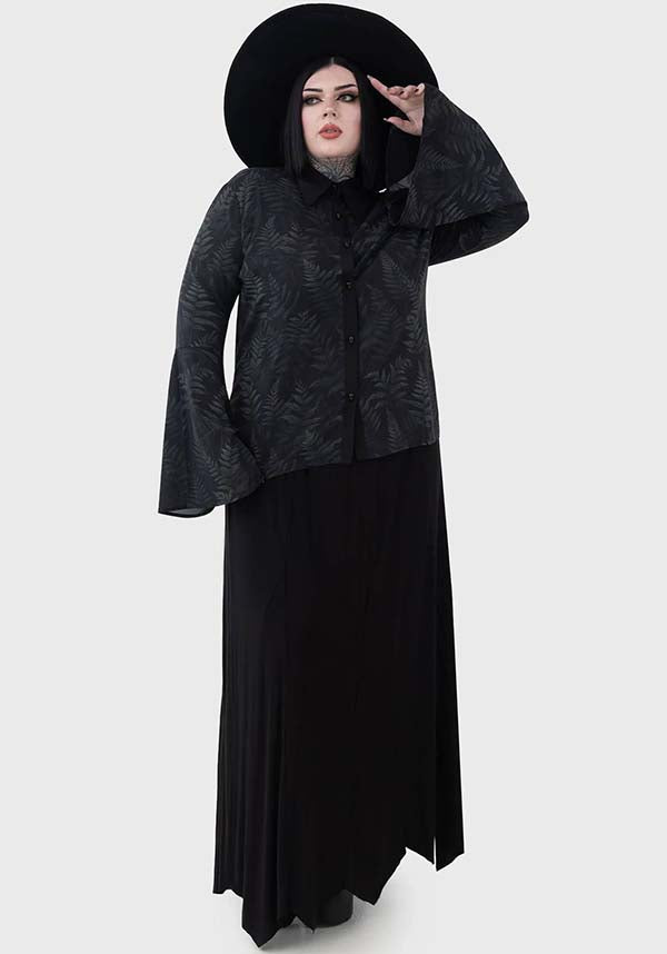 Equinoxx Fashionable Long - Sleeved Shirt with Unique Prints and Button Details