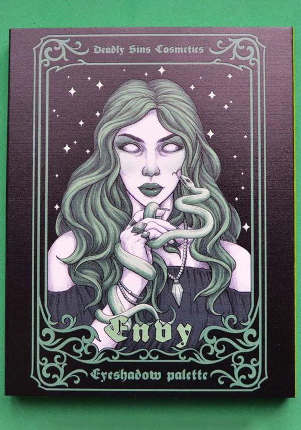 Deadly Sins Cosmetics Envy Green Eyeshadow Makeup Palette