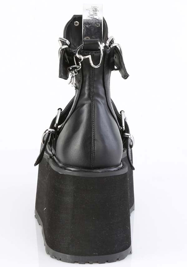 PREORDER! DAMNED-56 Platform Maryjane Shoes in Black