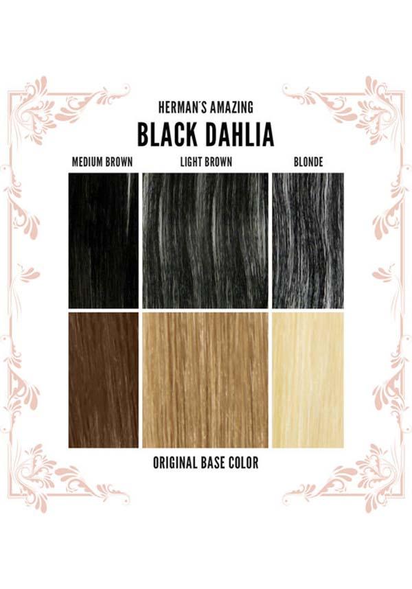 Herman's Professional Dahlia Black Semi - Permanent Conditioner - Based Vegan Hair Colour
