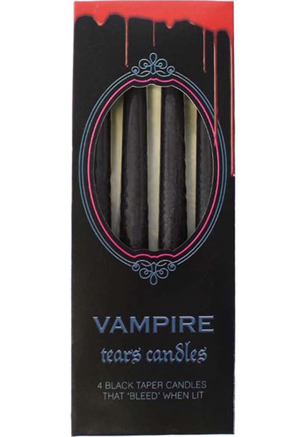 4-Pack Vampire Tear Candles for Long-Lasting Ambiance