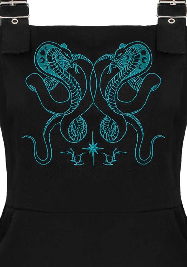 Hell Bunny Venom Black Mini Dress for Gothic Style Enthusiasts