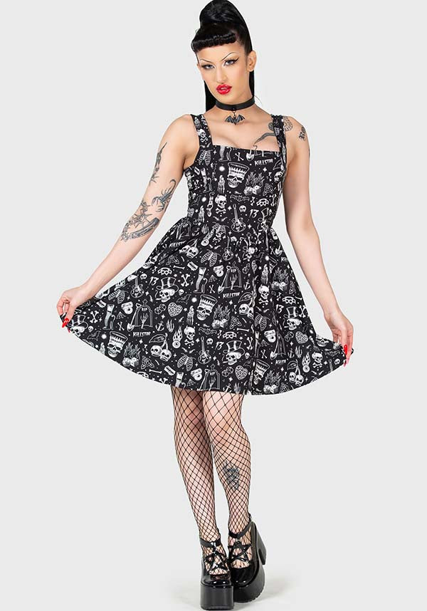 Soft and Stretch Mini Dress with Custom Print