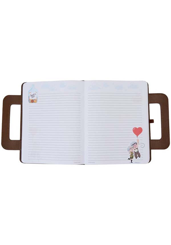 Loungefly Disney-Pixar Up 15th Anniversary Adventure Book-Themed Lunchbox Journal for Writing and Planning