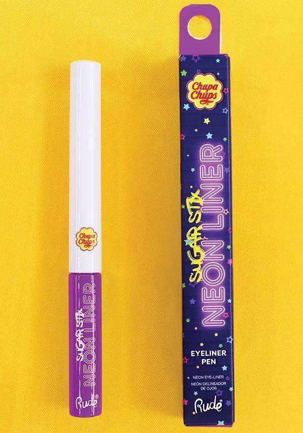 Chupa Chups Neon Liner - Grappling Grape Flavor for Eye Makeup