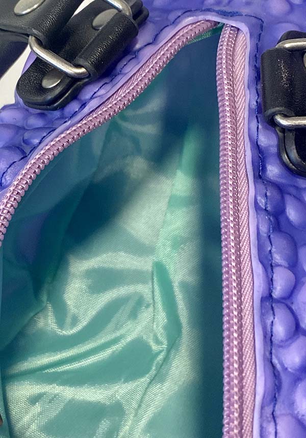 Lavender Toad Design Vegan Handbag for Lovers of Oddities, Cottage - Core, and Magical Creatures