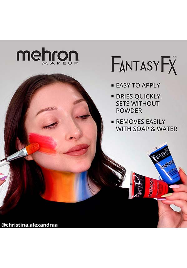 Mehron Fantasy FX Werewolf Dark Brown Water-Based Makeup for Halloween