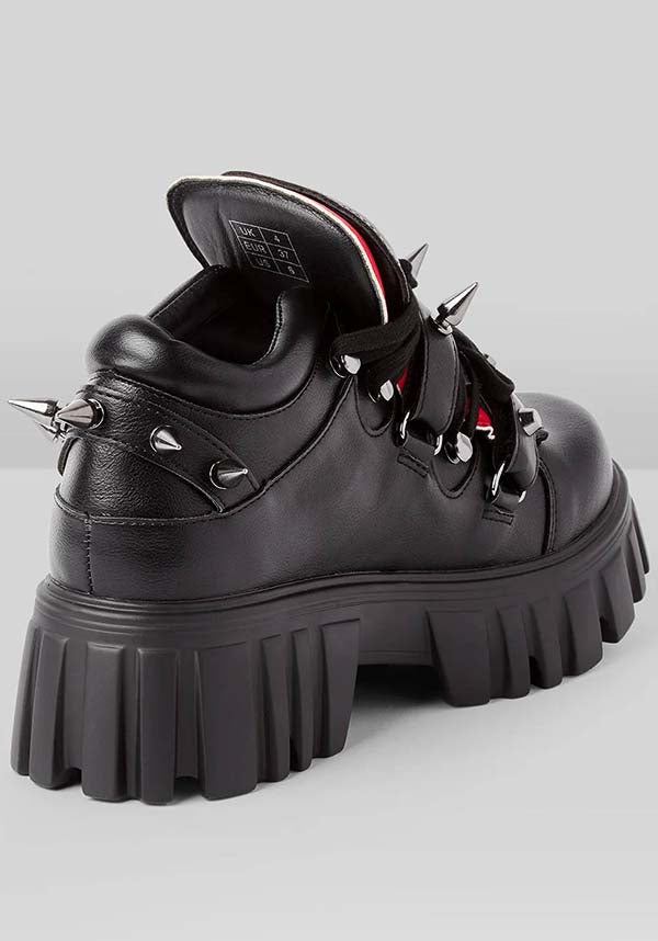 Torment Faux Leather Chunky Sneakers with Studded Details