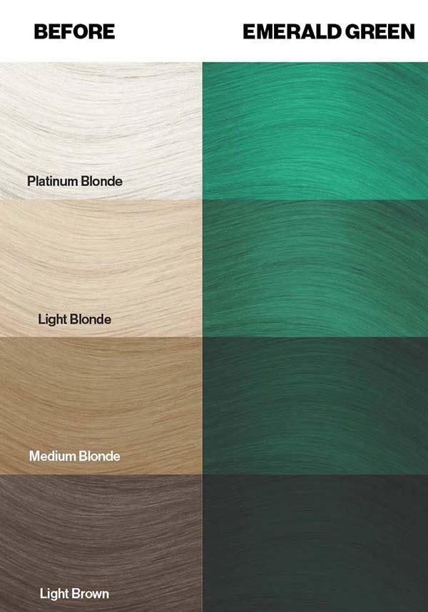 Emerald Green Semi - permanent Crazy Colour Hair Dye