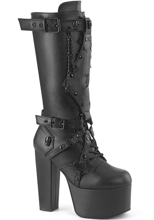 PREORDER! Black Demonia TORMENT-218 Platform Boots