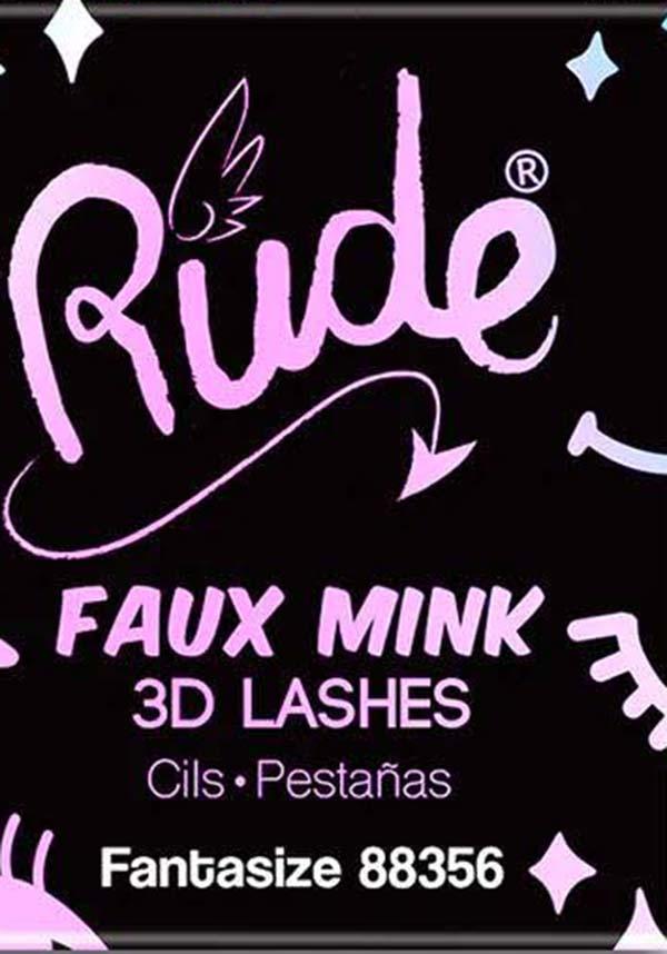 Essential Rude Faux Mink 3D False Eyelashes for a Fantasized Look