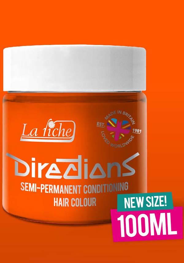 Fluorescent Orange Hair Colour Dye - 100ml Bottle for Stunning Locks