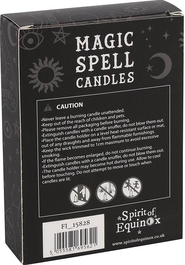 12-Pack Dark Blue Wisdom-Casting Candles for Magical Moments