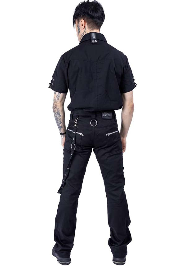 Poizen Industries' Unique and Edgy Colley Pants for Alternative Style