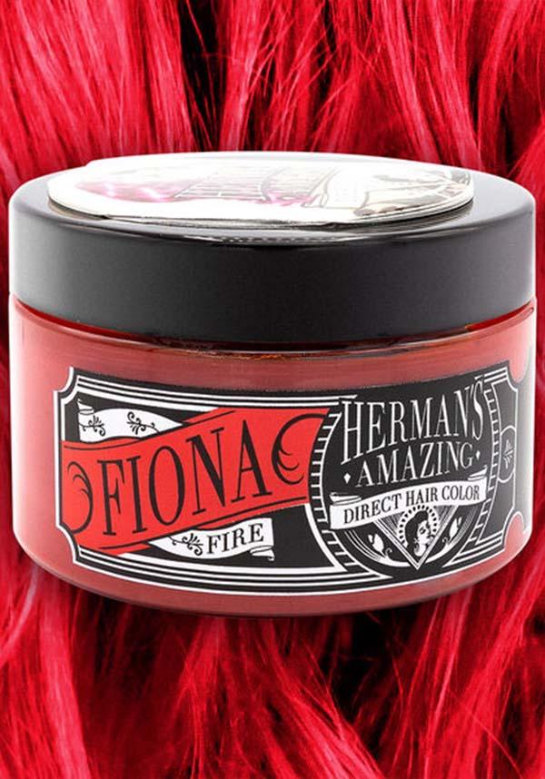 Fiona Fire Semi - Permanent Vegan Hair Colour for Fiery Red Tones