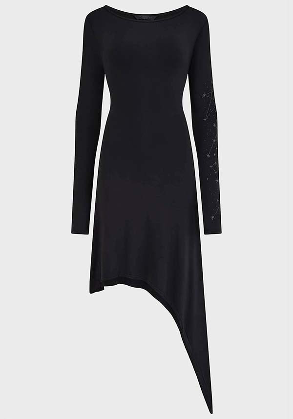 Crescent Doom Star - Inspired Midi Dress